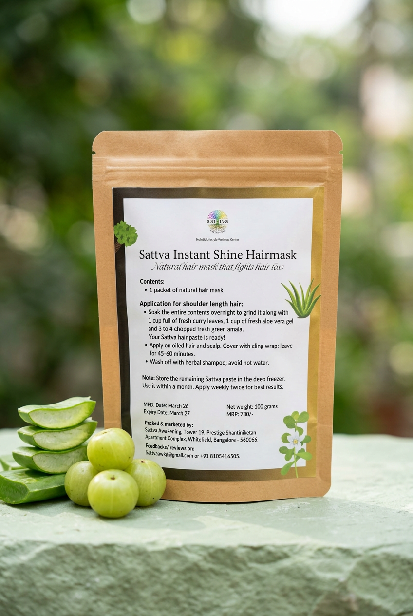 Sattva Instant Shine Hairmask 1