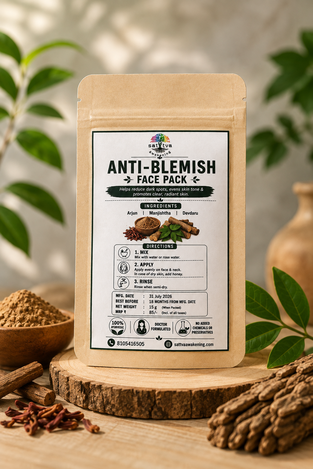 Anti-Blemish Face Pack 1