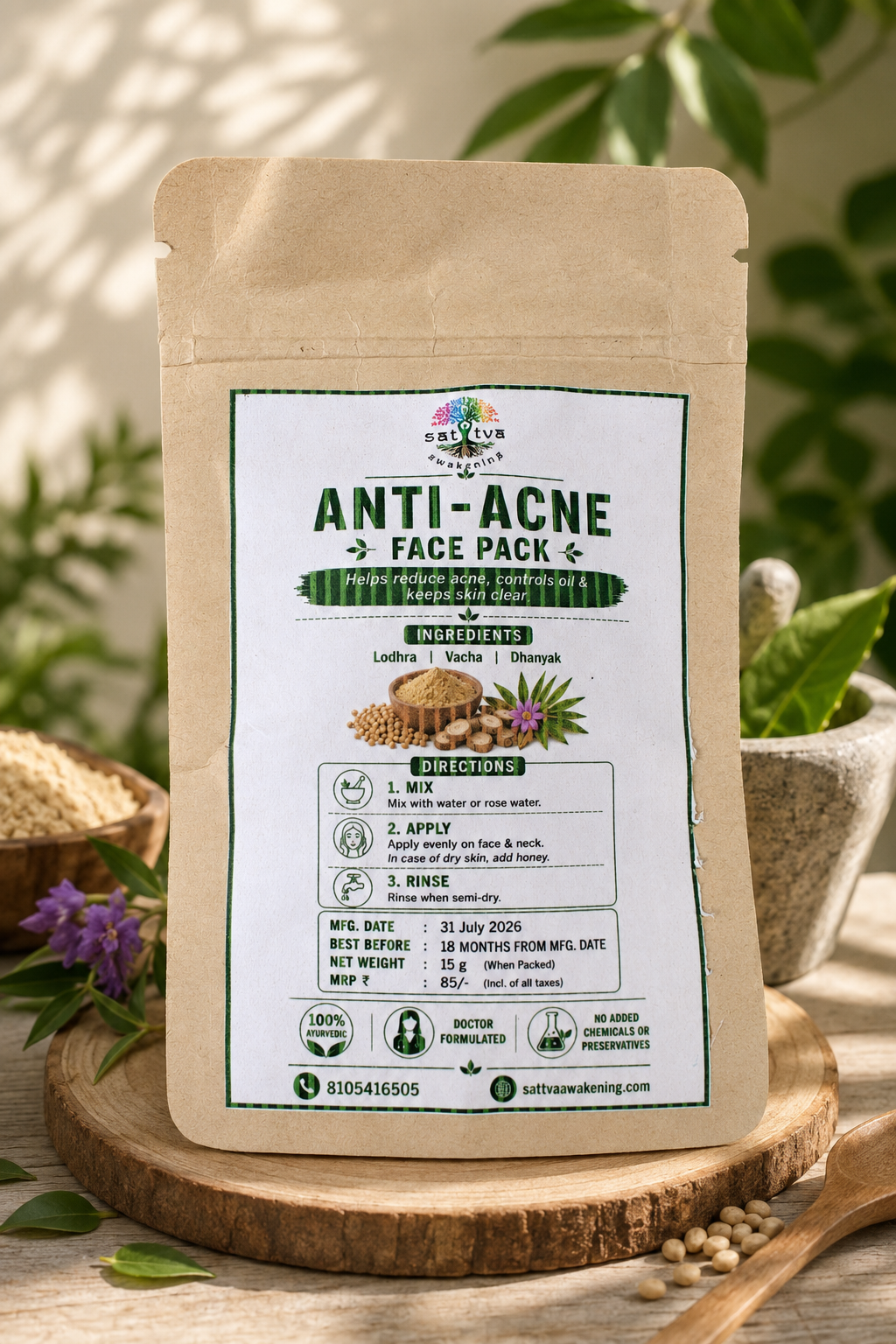 Anti-Acne Face Pack 1